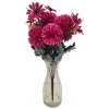 Chryzantéma a Margarétka kytica x10 vínová 48cm umelá Chryzantéma a Margarétka kytica x10 vínová 48cm umelá