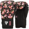 RDX FL5 Floral Boxerské rukavice BLACK - 12oz RDX FL5 Floral Boxerské rukavice BLACK - 12oz