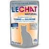 MONGE LECHAT NATURAL Tuniak a losos 80g superprémiová kapsička pre dospelé mačky MONGE LECHAT NATURAL Tuniak a losos 80g superprémiová kapsička pre dospelé mačky