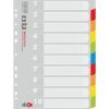 Kartónový rozraďovač Office Products 10-dielny farebný Kartónový rozraďovač Office Products 10-dielny farebný