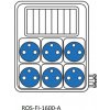 Rozvodnica 6x250V možnosť istenia IP44 - ROS-FI 1600 A (SEZ DK) Rozvodnica 6x250V možnosť istenia IP44 - ROS-FI 1600 A (SEZ DK)