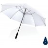 Impact 190T pongee RPET Aware 30 vetruodolný dáždnik bílý Impact 190T pongee RPET Aware 30 vetruodolný dáždnik bílý