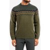 Sveter Fjallraven Ovik Knit Sweater - laurel green/deep forest Sveter Fjallraven Ovik Knit Sweater - laurel green/deep forest