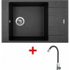 Set Sinks VARIO 780 Granblack + Elasta nerez/čierná Set Sinks VARIO 780 Granblack + Elasta nerez/čierná