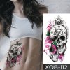 REBELULU Vodeodolné dočasné tetovačky pre ženy Fejkové tetovanie Dočasné tetovanie Skull Lebka Hodiny Kvet Pink Tattoo Waterproof Tattoo Body Art Arm Fake Tattoo Men Women REBELULU Vodeodolné dočasné tetovačky pre ženy Fejkové tetovanie Dočasné tetovanie Skull Lebka Hodiny Kvet Pink Tattoo Waterproof Tattoo Body Art Arm Fake Tattoo Men Women