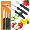 FISKARS Essential sada na loupání - nůž loupací, nůž okrajovací, škrabka na zeleninu FISKARS Essential sada na loupání - nůž loupací, nůž okrajovací, škrabka na zeleninu