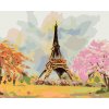 ZUTY Maľovanie podľa čísel - EIFFELOVA VEŽA A RUŽOVÝ STROM Rámovanie: vypnuté plátno na rám, Rozmer: 40x50 cm ZUTY Maľovanie podľa čísel - EIFFELOVA VEŽA A RUŽOVÝ STROM Rámovanie: vypnuté plátno na rám, Rozmer: 40x50 cm