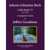 Johann Sebastian Bach - Cello Suite VI, BWV 1012: Arranged for Guitar (Jeffrey Goodman)(Brožovaná) Johann Sebastian Bach - Cello Suite VI, BWV 1012: Arranged for Guitar (Jeffrey Goodman)(Brožovaná)