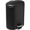 5pětkový odpadkový koš SILIFLEX odpadkový koš s pedálem, 6L, černý 5pětkový odpadkový koš SILIFLEX odpadkový koš s pedálem, 6L, černý