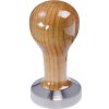 Buna café tamper, čerešňa, lak, 51 mm, nerez mat, plochý Buna café tamper, čerešňa, lak, 51 mm, nerez mat, plochý