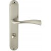 Walteco Kľučka WAVE, zámok WC, rozteč 72mm, ľavá, niklovaná , 70518