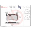 BREMBO Sada brzdových doštičiek P 50 113 BREMBO Sada brzdových doštičiek P 50 113