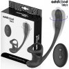 Addicted toys anal plug with vibration and 360º waving and testicle stimulator