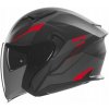 Otvorená Prilba Nox Jet N130 Myst, čierna, červená, veľkosť L Otvorená Prilba Nox Jet N130 Myst, čierna, červená, veľkosť L