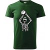 Basketbal kostra - Klasické pánske tričko vyššej gramáže - 4XL ( Fľaškovozelená ) Basketbal kostra - Klasické pánske tričko vyššej gramáže - 4XL ( Fľaškovozelená )