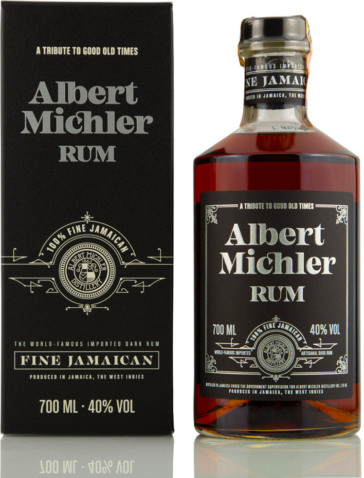 ALBERT MICHLER JAMAICAN RUM 40% 0,7 l (kartón)
