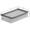 Vzduchový filter MAHLE LX 933/3