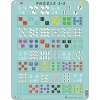 LARSEN Puzzle Násobení s kostkami 24 dílků LARSEN Puzzle Násobení s kostkami 24 dílků