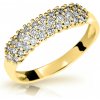 Cutie Jewellery prsteň zo žltého zlata so zirkónmi Z6882 1973 10 X 1