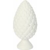 Dekoria Dekorácia White Cone 13cm, 7 x 13 cm Dekoria Dekorácia White Cone 13cm, 7 x 13 cm