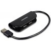 AXAGON HUE-X4B, 4x USB 2.0 READY hub, čierny AXAGON HUE-X4B, 4x USB 2.0 READY hub, čierny