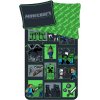 Jerry Fabrics bavlna obliečky Minecraft badges 140x200 70x90 Jerry Fabrics bavlna obliečky Minecraft badges 140x200 70x90