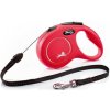 FLEXI Vodítko New Classic lanko 8 m. Červené. do 12 kg FLEXI Vodítko New Classic lanko 8 m. Červené. do 12 kg