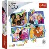 TREFL Disney 100 let: Disneyho veselý svět 4v1 35,48,54,70 dielov TREFL Disney 100 let: Disneyho veselý svět 4v1 35,48,54,70 dielov
