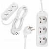 Predlžovací Kábel do zásuvky Masterled 1,5 m 3 ks zásuviek, biely Predlžovací Kábel do zásuvky Masterled 1,5 m 3 ks zásuviek, biely