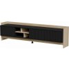 Cama RTV PORTO 3D skříňka 190x38x50 dub/černá Cama RTV PORTO 3D skříňka 190x38x50 dub/černá