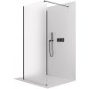 CERANO - Sprchová zástena Walk-in Onyx Corner Cube Ľ/P - 8 mm - čierna matná, mliečne sklo - 140x70x200 cm CERANO - Sprchová zástena Walk-in Onyx Corner Cube Ľ/P - 8 mm - čierna matná, mliečne sklo - 140x70x200 cm