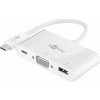 Goobay Stanice/replikátor USB-C - VGA + USB-C + USB bílá (62100) Goobay Stanice/replikátor USB-C - VGA + USB-C + USB bílá (62100)