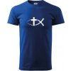 Ježíšova ryba - Tričko extra veľké (5-8XL) - 5XL ( Kráľovská modrá ) Ježíšova ryba - Tričko extra veľké (5-8XL) - 5XL ( Kráľovská modrá )