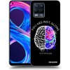 Picasee silikónový čierny obal pre Realme 8 Pro - Brain - White Picasee silikónový čierny obal pre Realme 8 Pro - Brain - White