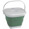 Vedro Outwell Collaps Bucket Square w/lid - shadow green Vedro Outwell Collaps Bucket Square w/lid - shadow green