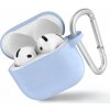 Blueo - Liquid Silicone ochranné puzdro pre AirPods 4 - svetlomodré Blueo - Liquid Silicone ochranné puzdro pre AirPods 4 - svetlomodré