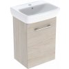 Geberit Súprava malého umývadla Geberit Selnova Square so spodnou skrinkou, jedny dvierka: B=45cm, H=64.9cm, T=35cm, Orech hickory svetlý / Melamín s drevenou štruktúrou 502.749.00.1 Geberit Súprava malého umývadla Geberit Selnova Square so spodnou skrinkou, jedny dvierka: B=45cm, H=64.9cm, T=35cm, Orech hickory svetlý / Melamín s drevenou štruktúrou 502.749.00.1
