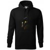 Zlaté kočičí oči - Mikina pánska Cape s kapucňou - 3XL ( Čierna ) Zlaté kočičí oči - Mikina pánska Cape s kapucňou - 3XL ( Čierna )