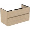 Ideal Standard Finesse - Umývadlová skrinka, 100x51x55 cm, 2 zásuvky, Biely dub E3397US Ideal Standard Finesse - Umývadlová skrinka, 100x51x55 cm, 2 zásuvky, Biely dub E3397US