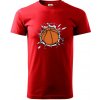 Basketbal lopta v triku - Klasické pánske tričko vyššej gramáže - 4XL ( Červená ) Basketbal lopta v triku - Klasické pánske tričko vyššej gramáže - 4XL ( Červená )