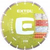 EXTOL CRAFT Kotúč diamantový rezný segmentový - suché rezanie, ? 230 × 22,2 × 2,8 mm 108815