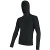 Sensor Pánske obojstranné funkčné tričko dlhým rukávom a kapucňou Merino DF black Sensor Pánske obojstranné funkčné tričko dlhým rukávom a kapucňou Merino DF black