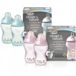 Tommee Tippee kojenecká láhev s obrázky C2N, 2ks, 340ml, 3+m