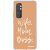 Picasee silikonový průhledný obal pro Xiaomi Mi Note 10 Lite - Boss Mama Picasee silikonový průhledný obal pro Xiaomi Mi Note 10 Lite - Boss Mama
