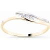 Cutie Diamonds Krásny bicolor prsteň zo zlata s briliantmi DZ8026-00-X-1 59 mm Cutie Diamonds Krásny bicolor prsteň zo zlata s briliantmi DZ8026-00-X-1 59 mm
