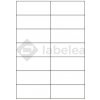Labelea Samolepiace etikety 105x42,4 mm biele papierové, odlepiteľné, na hárku A4, pre laserovú a atramentovú tlač, Farba etikiet Biela, Počet hárkov v balení 100 EPN105042W014S Labelea Samolepiace etikety 105x42,4 mm biele papierové, odlepiteľné, na hárku A4, pre laserovú a atramentovú tlač, Farba etikiet Biela, Počet hárkov v balení 100 EPN105042W014S