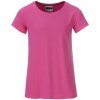 James & Nicholson dievčenské tričko z biobavlny 8007G Růžová