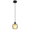 GLOBO 15754H XIA závesné svietidlo D140mm 1xE27 čierna, dymová GLOBO 15754H XIA závesné svietidlo D140mm 1xE27 čierna, dymová