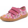Froddo Dievčenské plátené barefoot tenisky Canvas Fuxia/pink