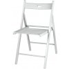 DEMA Drevená sklopná stolička Buche, biela DEMA Drevená sklopná stolička Buche, biela